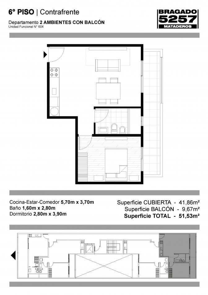 PREVENTA EN POZO - DEPTO 2 AMB - MATADEROS