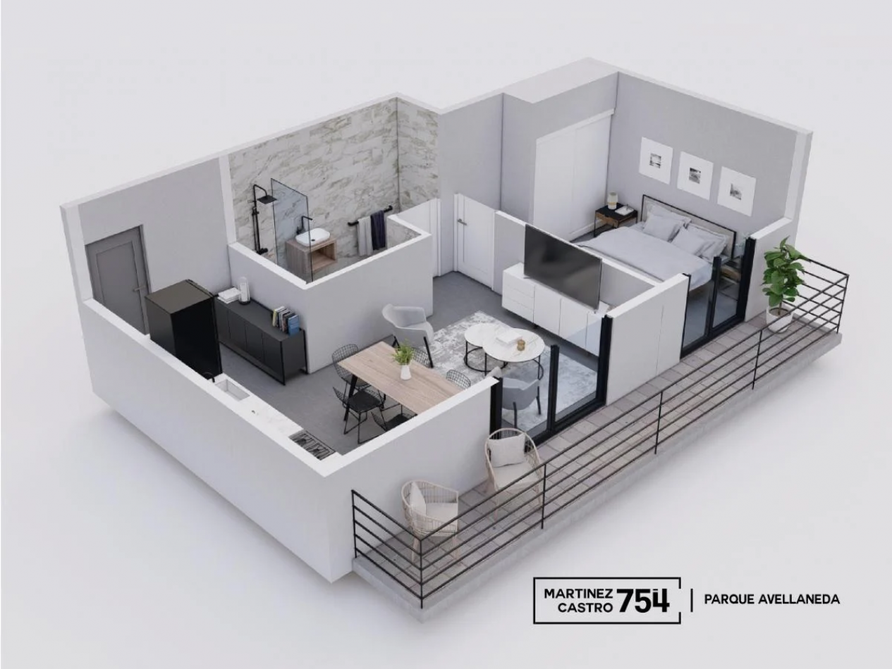 UF 11 - DEPTO 2 AMB PRIMER PISO - PARQUE AVELLANEDA - EN VENTA