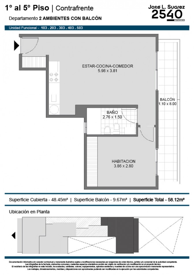 PRE VENTA EN POZO - DEPTO 2 AMB EN POZO- MATADEROS