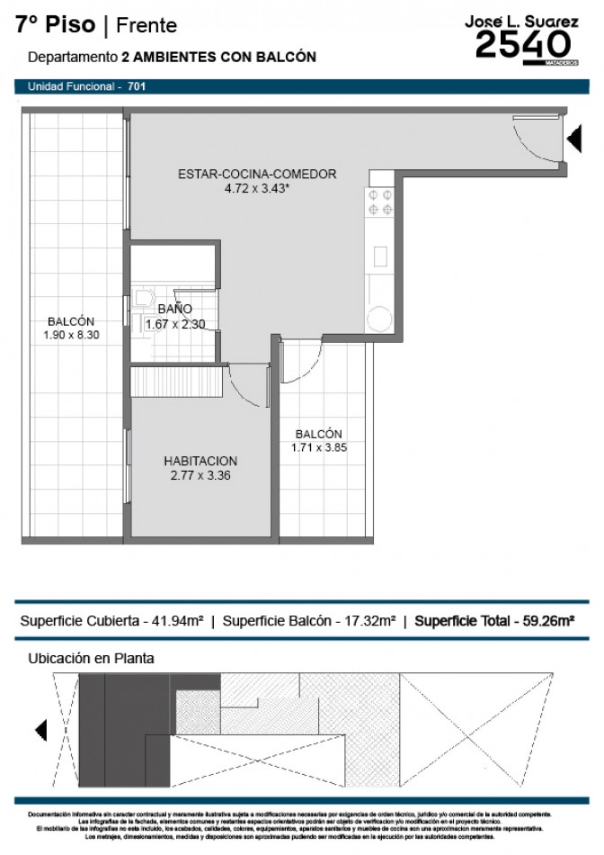 PRE VENTA EN POZO - DEPTO 2 AMB EN POZO- MATADEROS